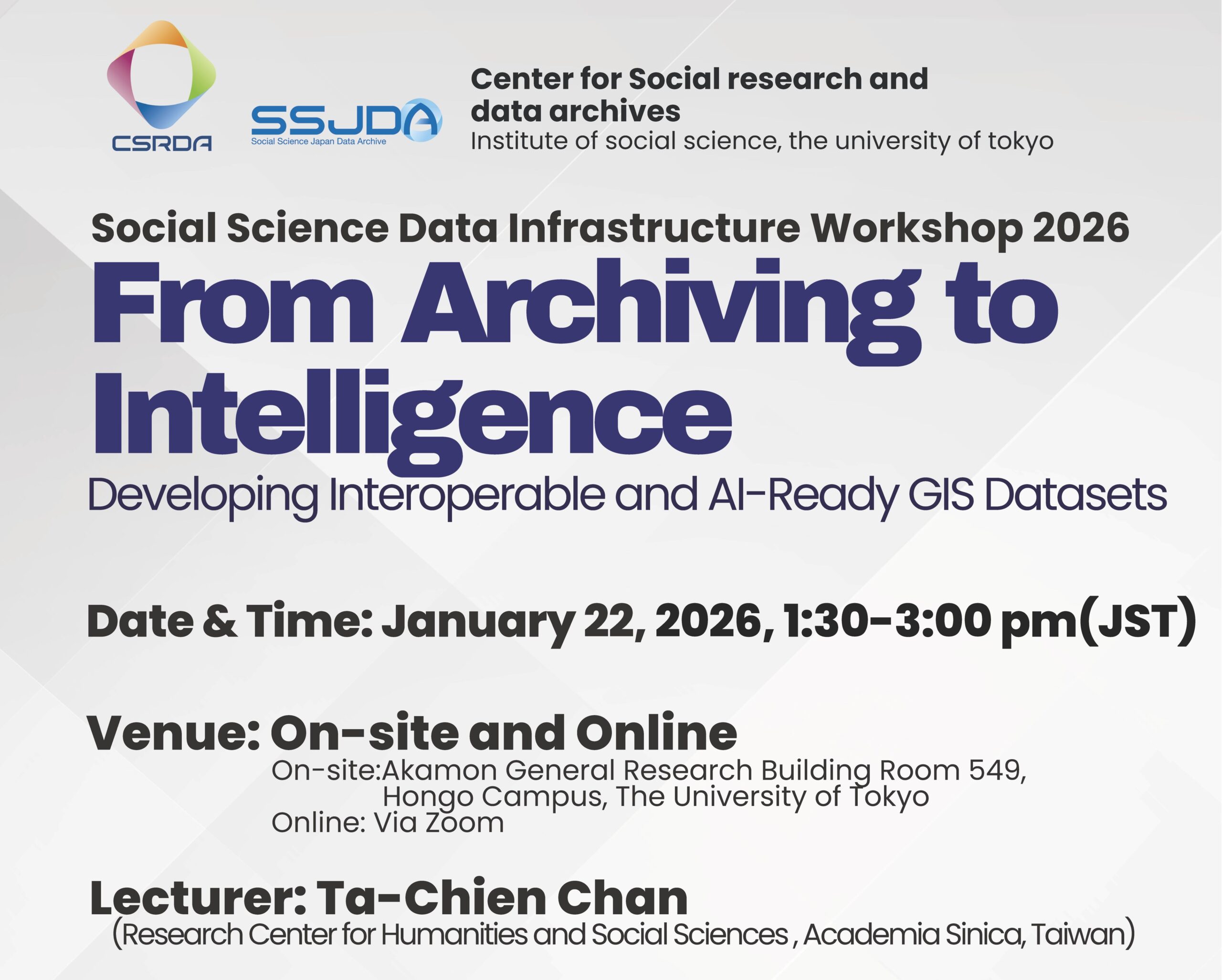 Social Science Data Infrastruc...