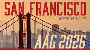 本專題中心詹大千研究員前往美國舊金山參加2026 AAG年會...