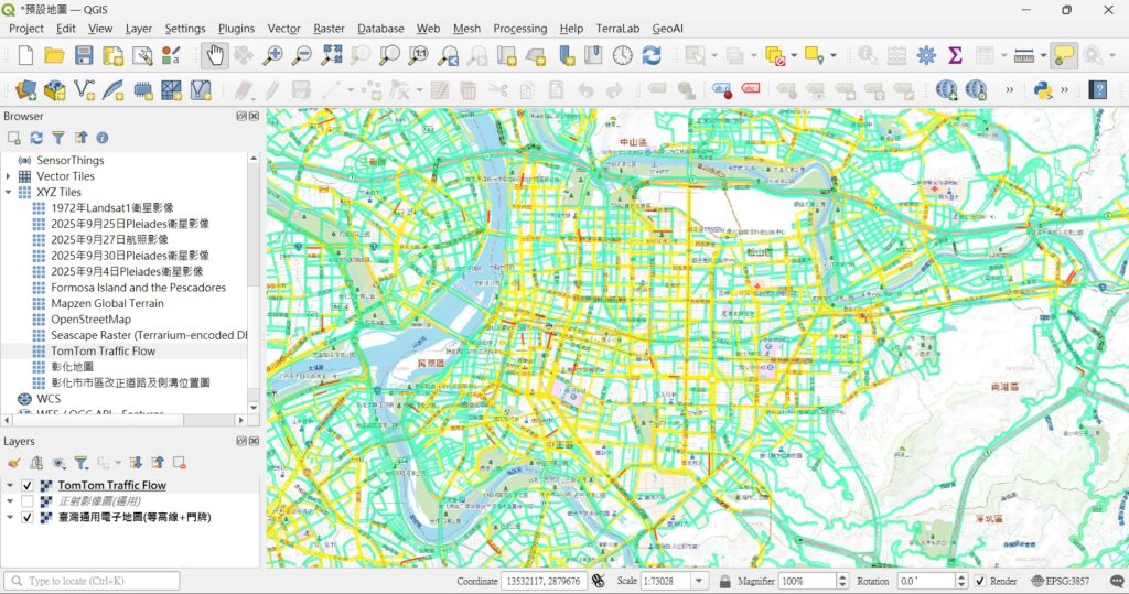 TomTom Traffic 的即時路況服務